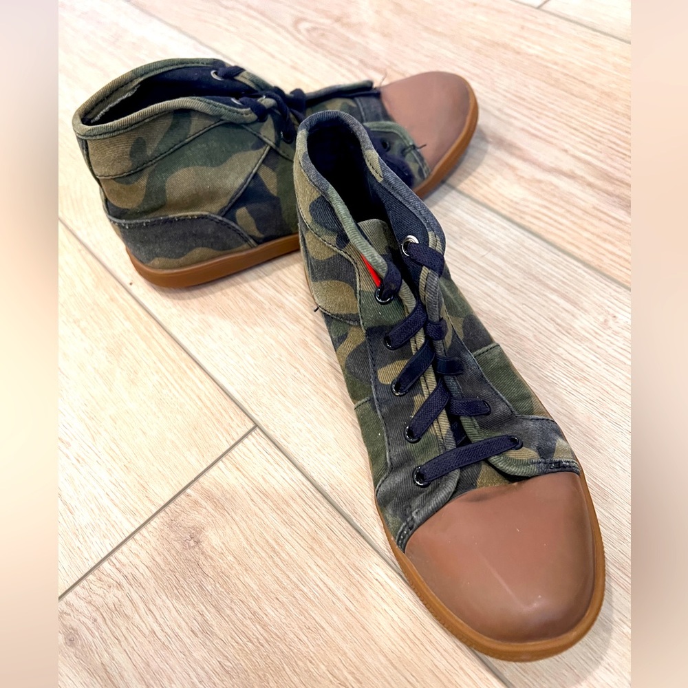 Camo high tops